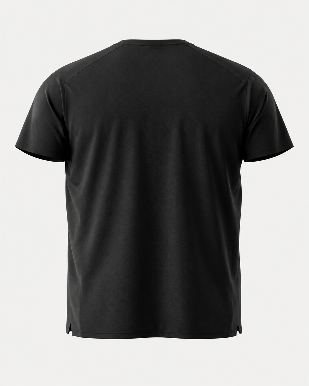 Black | Back | OXLY Founder's Shirt — design visualization