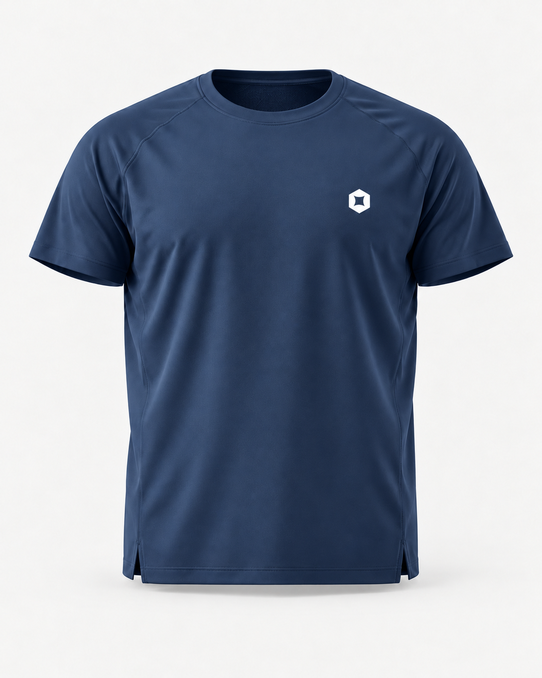Navy | Front | OXLY Founder's Shirt — design visualization