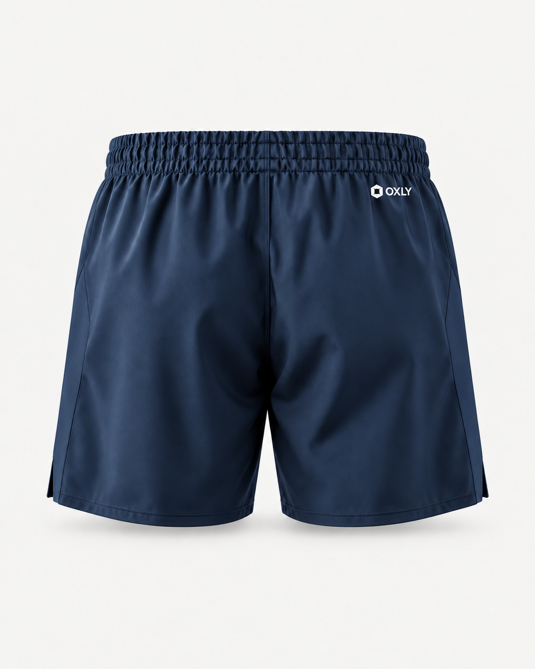 Navy | Back | OXLY Founder's Short — design visualization