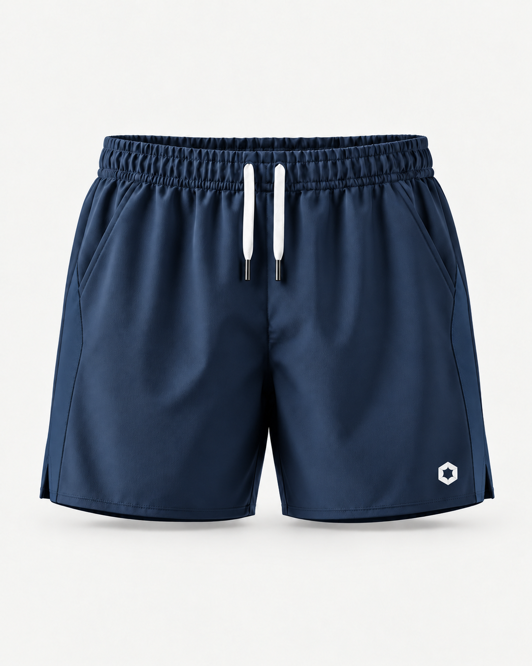 Navy | Front | OXLY Founder's Short — design visualization