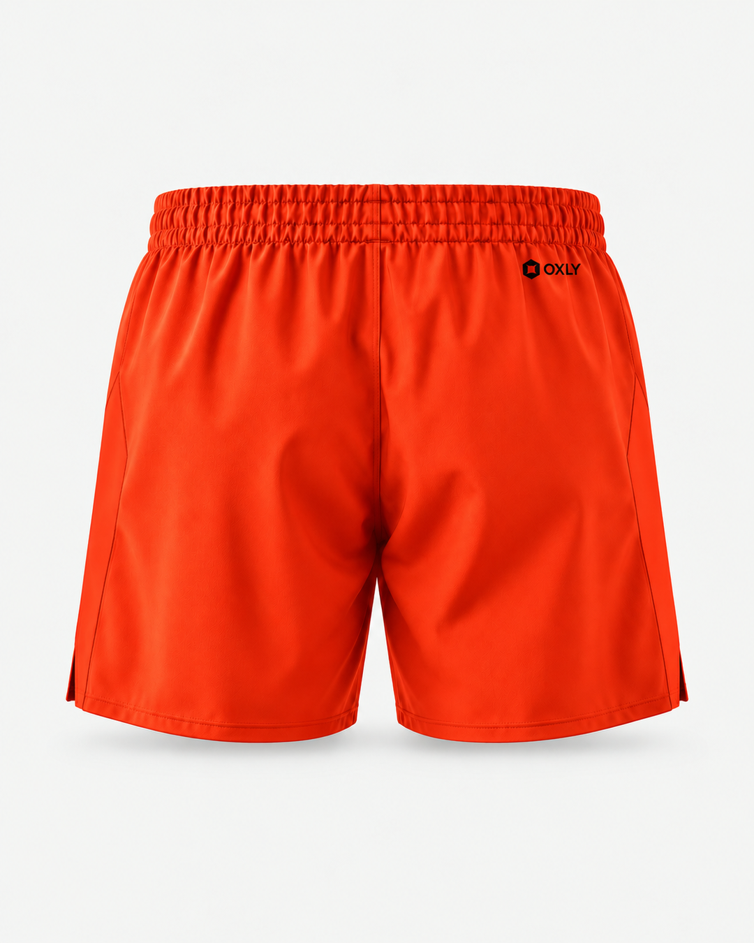 Explosive Orange | Back | OXLY Founder's Short — design visualization